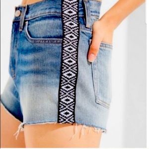 BDG girlfriend high rise embroidered short